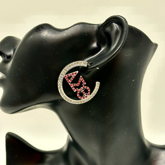 Delta Sigma Theta Earrings - Picture 1 of 5